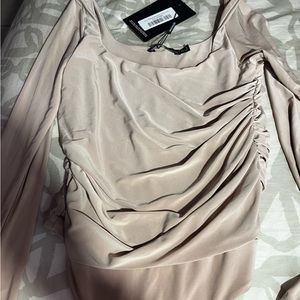 pretty little thing long sleeve bodysuit